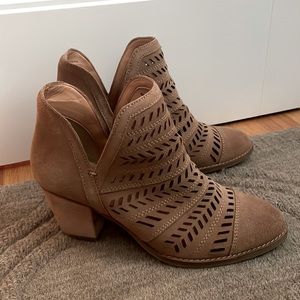 Adorable cut out booties from Frye & co